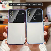 VRQR สำหรับ OPPO A8 A31 2020 เคสโทรศัพท์โปร่งใสพร้อมทุกขอบด้วยไฟฟ้าป้องกันแบบใหม่หรูหราและสูงส่ง