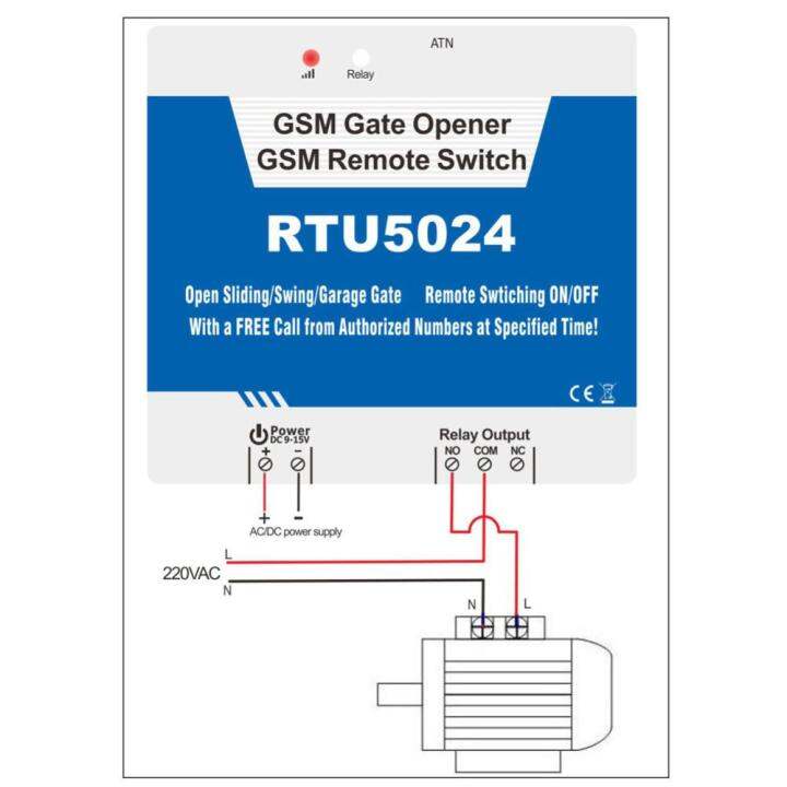 รีเลย์ประตูอัตโนมัติ-gsm-rtu5024สวิตช์รีโมทคอนโทรลที่เปิดประตูไร้สาย