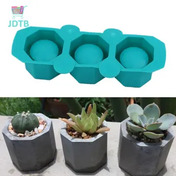 Mini Flower Pot Silicone Mold, Concrete Flower Pot Mold, Cute Planter  Mould, Epoxy Resin Mold,plaster Mold,terrazzo Mold 