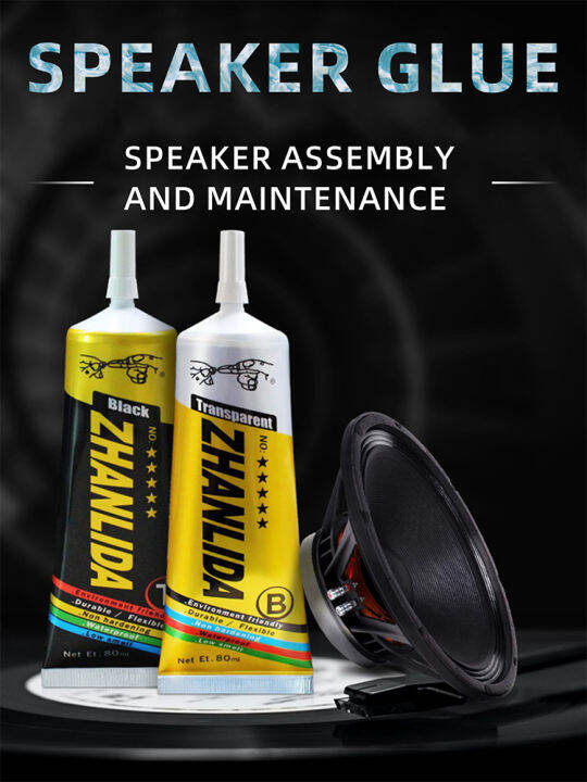 15ml 50ml 80ml Speaker Repair Glue Foam Side Dust Cap Rubber Edge Cone