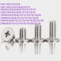 10/50pcs CM M1.4 M1.6 M2 M2.5 M3 M4 M5 M6 A2 304 Stainless Steel Cross Phillips Ultra Thin Super Low Flat Wafer Head Screw Bolt Screw Nut Drivers