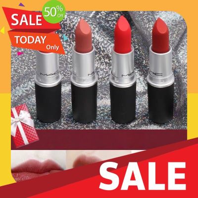 ลิปสติก ลิปสติกติดทน ลิปสติกฉ่ำวาว แมค ลิปสติก  POWDER KISS LIPSTICK