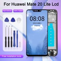 Original 6.3inch For Huawei Mate 20 Lite LCD SNE-AL00 SNE-LX1 SNE-LX2 Display Touch Sensor Screen Digitizer Assembly With Frame