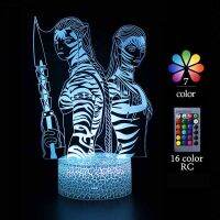 Avatar 2 LED Lamps Cartoon Zoe Sam Anime Figures 3D Neon Night Light Homes Bedroom Room Decorations Childrens Toys Gifts