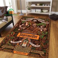 ห้องนั่งเล่นพรมสำหรับห้องนอนรูปกวาง Jagermeister ขนาด14ไซส์,พรมปูพื้นห้องครัวกันลื่นการตกแต่งบ้านแผ่นพรม