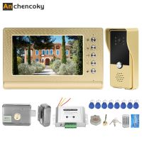 【LZ】 Video Intercom System With Door Lock 1000TVL Door Bell Camera 7 Inch Monitor Support Unlock Wired Video Door Phone For Apartment