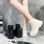 Pioneer Store Gót đôi Zip Martin Boots Giày nữ phong cách Anh giày ngắn mới thumbnail