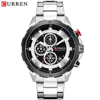 CURREN Luxury Quartz Watches for Mens Casual Chronograph and Date Clock Top Brand Wristwatches Male Gold Clock Relogio Mascine