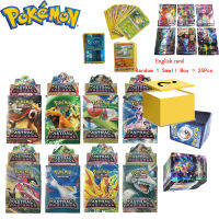 25PCS อะนิเมะ Pokemon Pikachu รูปการ์ตูนการ์ดสุ่มเกมครอบครัวแบบสบาย ๆ Combat Model Collect ของเล่นเด็กของขวัญ-Souyine