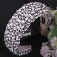 TOPQUEEN HP362 Luxury Bridal Buroque Headband Rhinestone Women Hair Jewelr Bridal Headband Hair Accessory Diy Wholesale Headwear