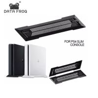 Data Frog Black Vertical Stand For PS4 Slim Console Built-in Cooling Vents For Sony PlayStation4 Slim Console Dock Mount Holder