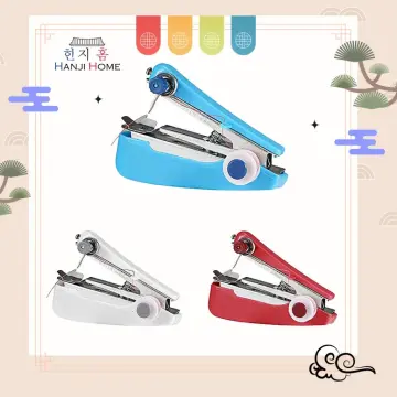 Good Vibes Handy Cloth Sewer Stitch Mini Sewing Machine Portable Handheld  Electric Cordless Tailoring Machine Mesin Jahit Ready Stock