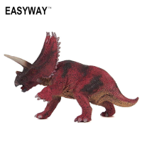 เทรนด์ของขวัญคอลเลกชัน Froger Styracosaurus ของเล่นโมเดลไดโนเสาร์ Triceratops ของเล่นคลาสสิกสำหรับเด็กสัตว์รุ่นน่ารักสวนสัตว์จูราสสิก