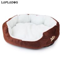 {pets baby} 58x52เซนติเมตรเตียงสุนัขขนาดใหญ่สำหรับสุนัขขนาดกลางเตียง Sleepingwarm ทำด้วยผ้าขนสัตว์สัตว์เลี้ยงสุนัข HondenkussenZL225