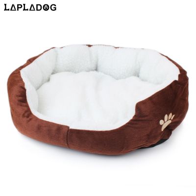 [pets baby] 58x52เซนติเมตรเตียงสุนัขขนาดใหญ่สำหรับสุนัขขนาดกลางเตียง Sleepingwarm ทำด้วยผ้าขนสัตว์สัตว์เลี้ยงสุนัข HondenkussenZL225