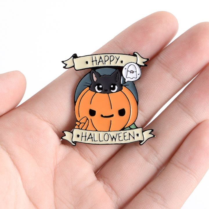 cw-punk-enamel-pins-pumpkin-brooch-lapel-pin-badges-kids-jewelry-accessories