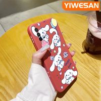 YIWESAN เคสสำหรับ Xiaomi MI Redmi 9T Redmi 9 Power Case ลายการ์ตูน Cinnamoroll ซิลิโคนนิ่มดั้งเดิมเคสโทรศัพท์กันกระแทกลวดลายขอบสี่เหลี่ยมฝาหลังเคสนิ่มคลุมทั้งหมดเลนส์กล้องเคสห่อหุ้ม