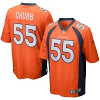 เสื้อกีฬารักบี้ ลายทีม NFL Denver Mustang Denver Broncos เสื้อกีฬา Bradley Chubb Jersey 55