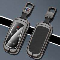 เคส Kunci Remote Mobil หนังโลหะลายจุดสำหรับ OPEL Astra Buick Encore Envisision อุปกรณ์ที่ใส่อุปกรณ์ป้องกัน Lacrosse ใหม่