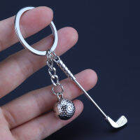 1 Cart Exquisite Ring Pendant For Purse Ball Gift Golf Club Key Craft Alloy Silver Piece