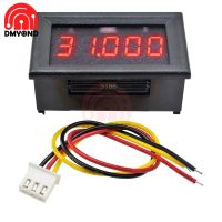 Baru 0.36 Inci Digital Voltmeter Merah DC 0V-33.000V 3 Kawat 5 Digit Volt Tegangan Panel Meter tampilan Warna Led untuk Mobil Tegangan Uji