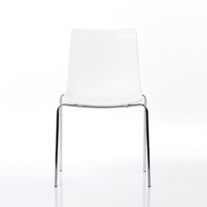 modernform-เก้าอี้เอนกประสงค์-เก้าอี้สัมมนา-เก้าอี้ประชุม-รุ่น-ct390-ขาเหล็ก-สีขาว