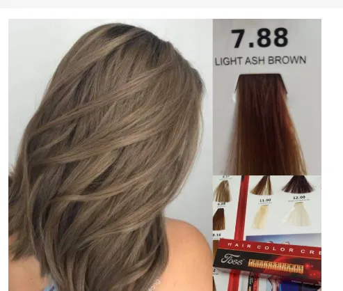 light ash brown hair