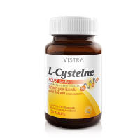 Vistra L-Cysteine Plus Biotin 30 Tablets วิสตร้า แอลซิเทอีน ไบโอติน เล็บ ผม