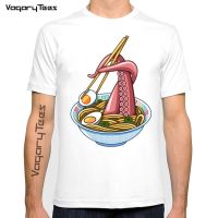 Fashion Men T-Shirt Hipster Octopus Ramen T Shirts Men Casual Top Cool Animal Design T-Shirt For Adult Tshirts Clothes