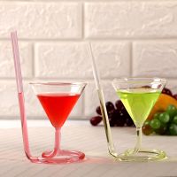 【CW】☫✆  Transparent Glass Cocktail Glasses Tail Bar Supplies