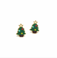 Xmas Tree Earring (ต่างหูต้นคริสต์มาส)