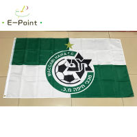 อิสราเอล Maccabi Haifa FC 3ft * 5ft (90*150เซนติเมตร) ขนาดตกแต่งคริสต์มาสสำหรับบ้านธงแบนเนอร์ Type B ของขวัญ