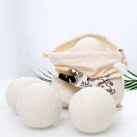 Wool Dryer Balls Pure Wool Anti-Entanglement Reusable Prevent Static Electricity Softener Sticky Hair Washing Machine Accessorie