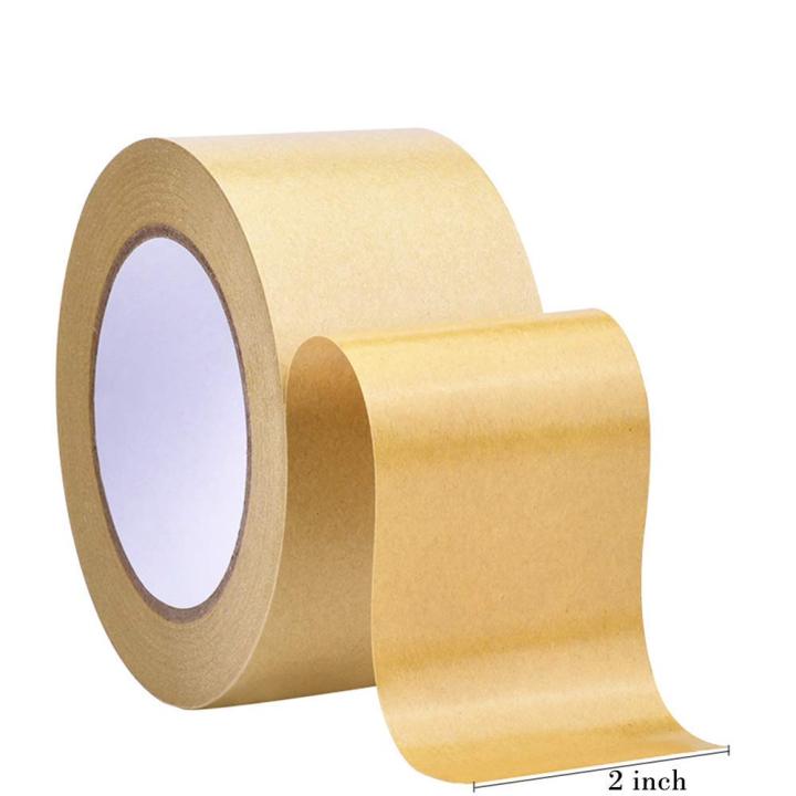 brown-kraft-paper-tape-recyclable-packing-tape-writable-ecofriendly-self-adhesive-gumed-kraft-tape-for-packing-shipping-adhesives-tape