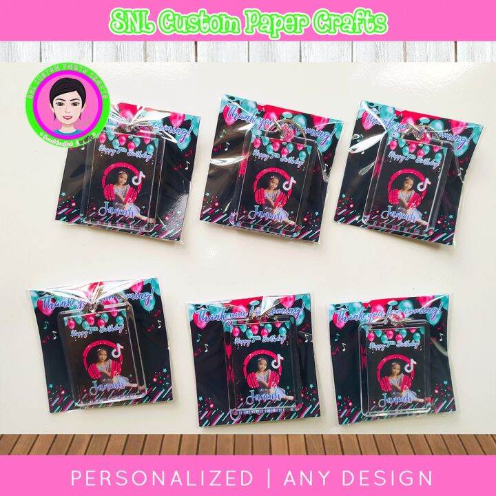 Tiktok Keychain Souvenir Giveaways Birthdays Lazada PH