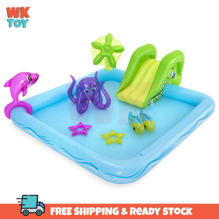 Bestway 53052 2.39m x 2.06m x 86cm Fantastic Aquarium Play Pool 充气泳池