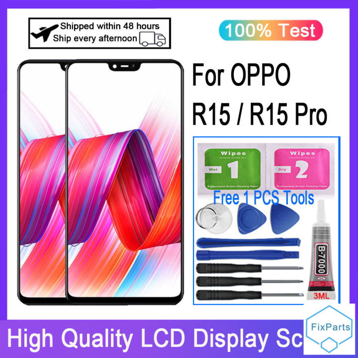 amoled-อะไหล่จอ-lcd-สำหรับ-oppo-r15สัมผัสหน้าจอ-lcd-หน้าจอดิจิตอลสำหรับ-oppo-r15-pro