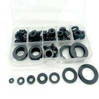 8 Sizes Black Sealing Insulation Ring Rubber Flat Washer Gasket Assortment Kit M3 M4 M5 M6 M8 M15 M20 Home Improvement