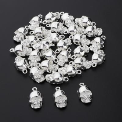 LazaraLife 30Pcs Mini 3D Punk กระดูกโครงกระดูกวันฮาโลวีน DIY Charms งานฝีมือ