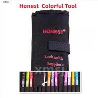 12PCS Tool Honest Lock Smith Supplier Tools with Colorful HandleHigh Quality Professional Civil Kaba PickSet Tools