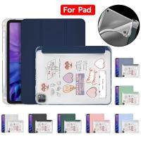 เข้ากันได้กับ Case iPad 10 9 8 7 Pro 2022 2021 2020 2018 Air Mini 6 5 4 3 2 1 10.2 9.7 10.9 11นิ้วพร้อมช่องใส่ดินสอที่วางฝาครอบเคสพลิกแม่เหล็ก