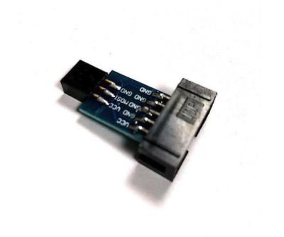 【Quality】 10Pin เป็น6ขาบอร์ดอะแดปเตอร์ + USBASP USBISP AVR โปรแกรมเมอร์ ATMEGA8 ATtiny/CAN/PWM โมดูลสาย10Pin DIY