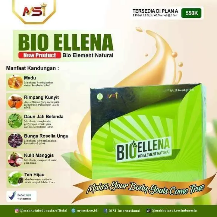 Bio Elena MSI (Minuman Pendamping Diet) | Lazada Indonesia