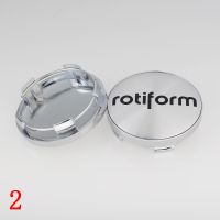 4pc rotiform wheel center hub cap 58.5/53.5mm clip rotiform emblem sticker wheel cover cap for rims car universal caps on wheels