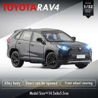 โมเดลรถโลหะผสมรถโตโยต้า RAV4 JKM ยานพาหนะของเล่นจำลองเป็นของขวัญสะสม