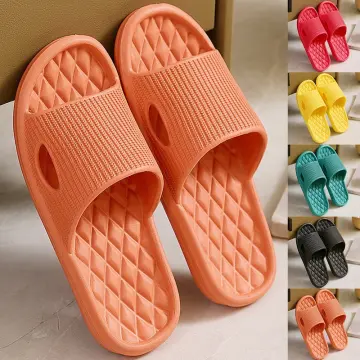 Women Cartoon Bear Decor Beach Slippers 2023 New Men's Summer Casual Soft  Comfy Platform Slides Non-slip Home Bathroom EVA Shoes