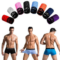 5Pcs Lot Comfortable Mens Casual solid Breathable Underwear Boxers Cotton Boxers Men Trunks Breathable Underwear