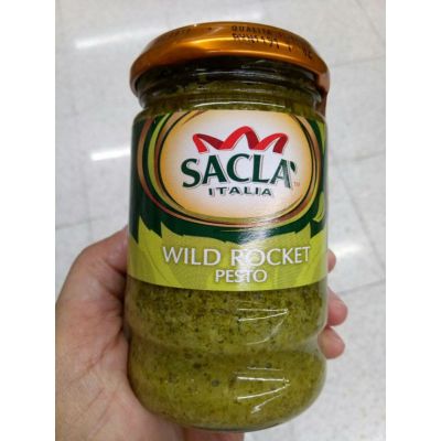 🍀For you🍀 Sacla Wild Rocket Pesto ซอสเพสโต้  290 กรัม