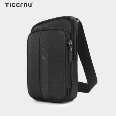 Tigernu อินเทรนด์กระเป๋าสะพายกระเป๋าน้ำหนักเบาสำหรับชายกันน้ำไหล่กระเป๋า2022แฟชั่น Crossbody Slim กระเป๋า Messenger 8198