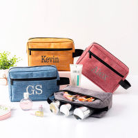 【cw】Mens Travel Bag Personalized Embroidered Portable Storage Bag Wash Bag Customized Multi-functional Cationic Cosmetic Bag !